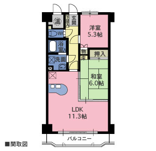 物件間取・物件Map