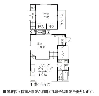 物件間取・物件Map